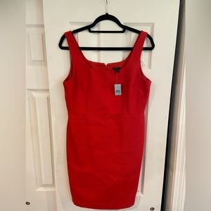 Ann Taylor Red Dress. Size: 8 Petite. Brand new with tags
